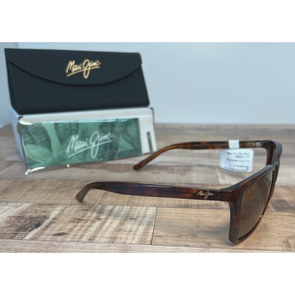 Maui Jim STG-BG H864-10 Cruzem Tortoise Sunglasses W/ HCL Bronze Lenses & Case - Picture 7 of 8